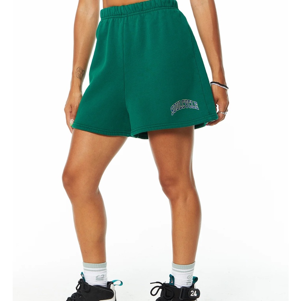 SoulCycle Women's Green Shorts